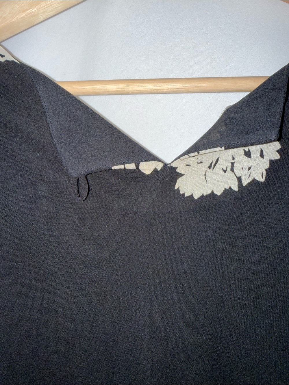 Jones New York Black Dress with Cream Floral Print - Picture 5 of 5